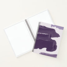 Caderno de Desenho de Pintura Roxa