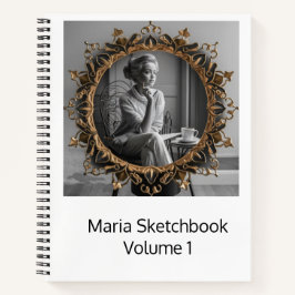 Caderno de desenho personalizado para crianças fof