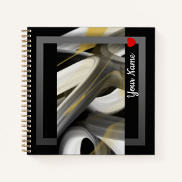Caderno de Esboços Pessoal Tendência Arte Abstrata