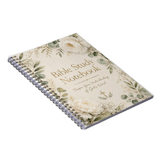 Caderno de Estudo Bíblico | Diário Espiral Cristão