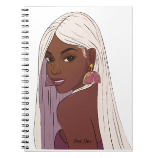 Caderno de fotos em espiral de autocuidado de meni