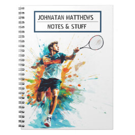 Caderno de fotos em espiral para crianças de tênis