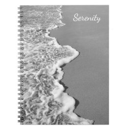 Caderno de Fotos em Espiral Preto e Branco da Orla