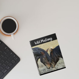 Caderno de Fotos Espiral Cavalo Mustang Selvagem