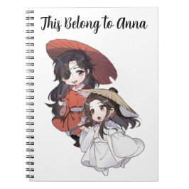 Caderno de Fotos Espiral Chibi Tianguan Cifu
