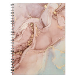 Caderno de Fotos Espiral com Aquarela Rosa (80 Pág