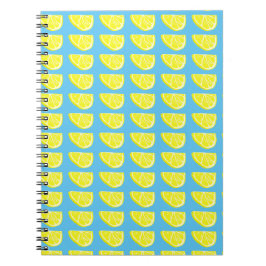 Caderno de Fotos Espiral com Padrão de Fatias de L