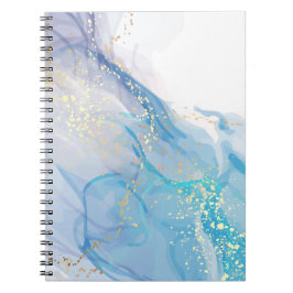 Caderno de Fotos Espiral de Aquarela Rosa (80 Pági