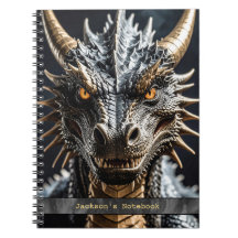 Caderno de Fotos Espiral de Dragão
