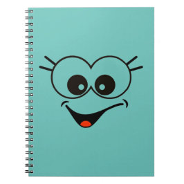 Caderno de Fotos Espiral de Rosto Sorridente