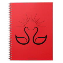 Caderno de Fotos Espiral do Cisne