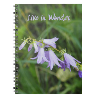 Caderno de Fotos Espiral Floral Roxo