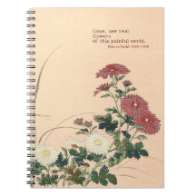 Caderno de Fotos Espiral "Flores Outonais"
