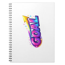 Caderno de Fotos Espiral GOAL Vibrante Título