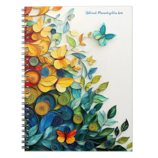 Caderno de Fotos Espiral Jardim de Borboletas Enca