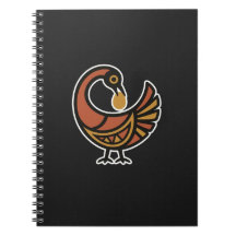 Caderno de Fotos Espiral – Pássaro Adinkra Sankofa