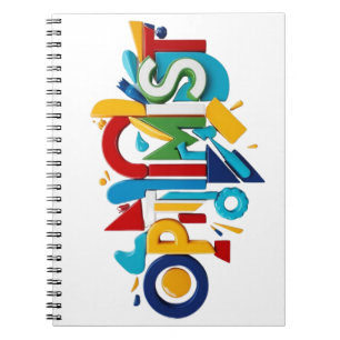 Caderno de Fotos Espiral Presente Optimista