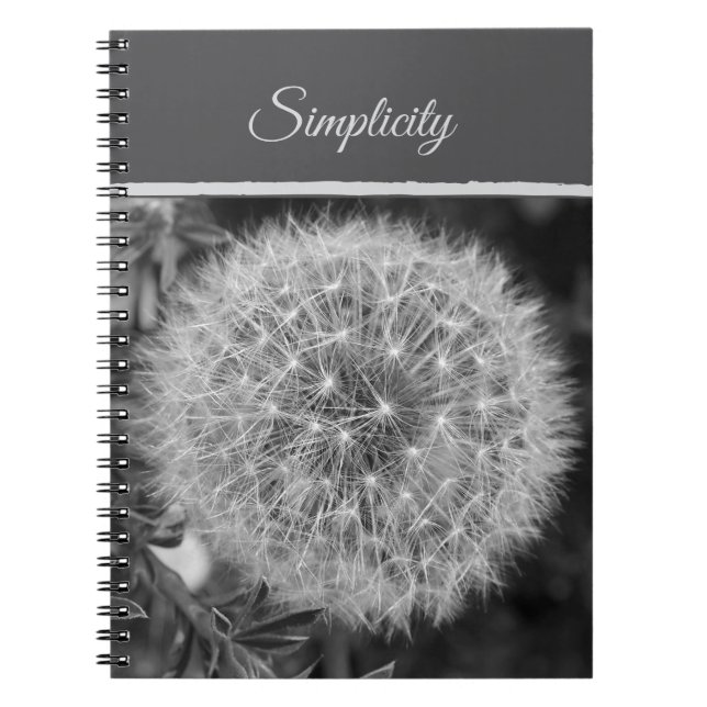 Caderno de Fotos Espiral Simplicity Puff (Frente)
