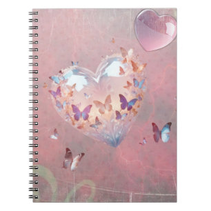 Caderno de Fotos Espiral Sonhos Cor-de-Rosa
