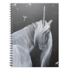 Caderno de fotos espiral Unicórnio & Dandelion