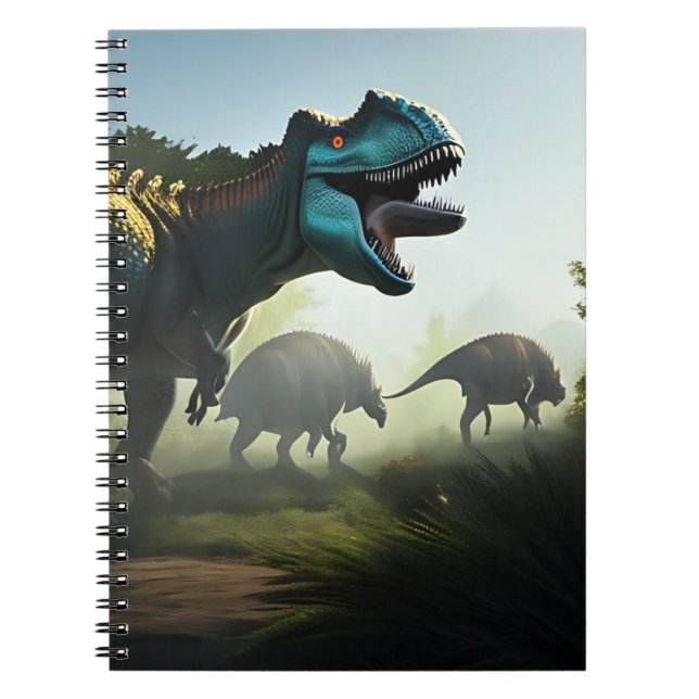 Caderno de Giganotosaurus Dinossauros à Espera (Frente)