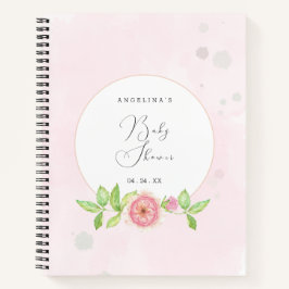 Caderno de Lista de Presentes de Chuveiro de Bebê 