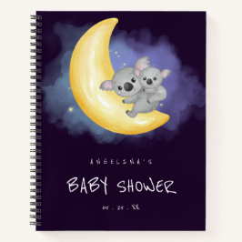 Caderno de Lista de Presentes para Chá de Bebê do 