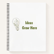 Caderno de Luz Botânica Personalizado
