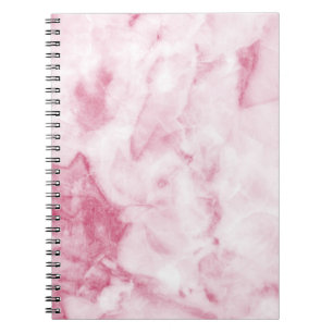 Caderno de mármore cor-de-rosa