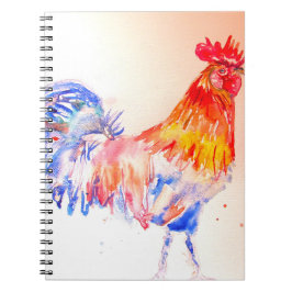 Caderno de Meninos Galo Galinha Meninos Pintura à