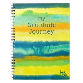 Caderno de notas com espiral em azul turquesa SPWW