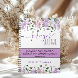 caderno de orações das flores da lavanda