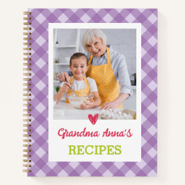Caderno de Receitas Personalizado (Sua Foto) Livro