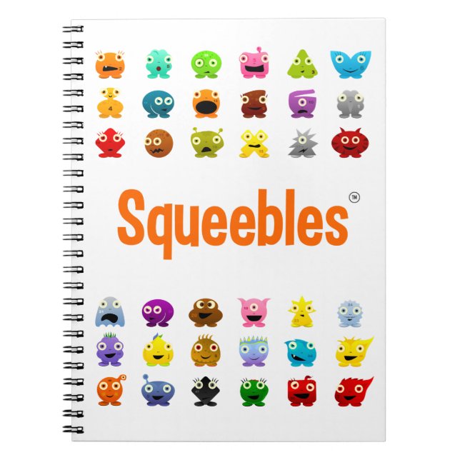 Caderno de Squeebles (Frente)