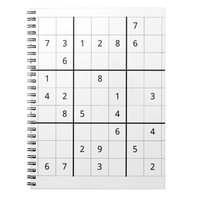Caderno de Sudoku (Frente)
