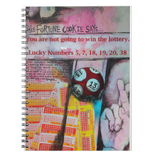 Caderno de vencimento da lotaria