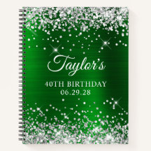 Caderno de Visitantes Aniversário de 40 anos Glitt