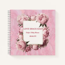 Caderno de Visitas Floral – Decoração de Flores El