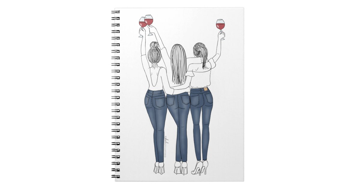 Desenhos de amigas