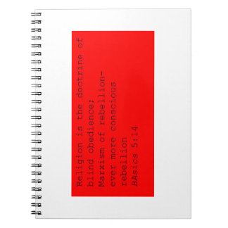 Caderno do 5:14 dos princípios