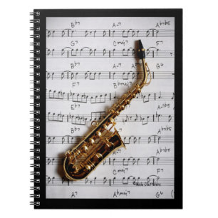 Caderno do clássico do saxofone