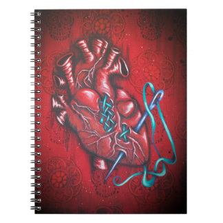 Caderno do coração do açúcar