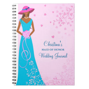 Caderno do Diário da madrinha de casamento do