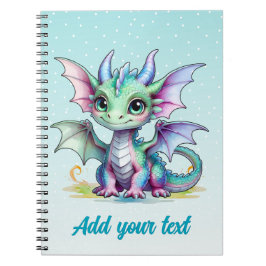 Caderno do Dragão Pastel – Azul Aqua