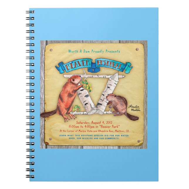 Caderno do festival V do castor de Marti'nez (Frente)