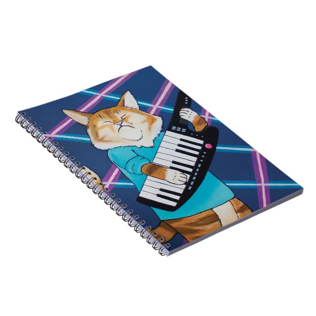 Caderno do gato de Keytar (Lado Direito)