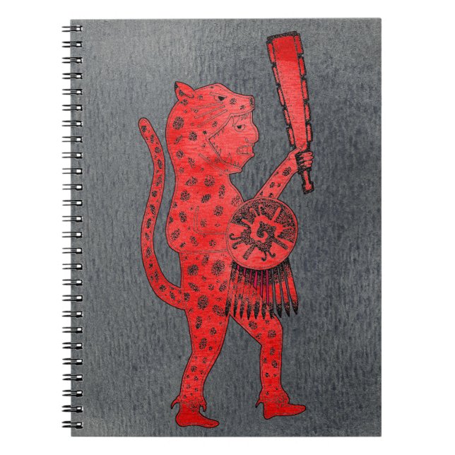 Caderno do guerreiro de Jaguar (vermelho) (Frente)