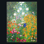 Caderno do jardim de Gustavo Klimt<br><div class="desc">Caderno do jardim de Gustavo Klimt. Pintura a óleo em canvas desde 1907. Terminado durante sua fase dourada, o jardim é uma das pinturas de paisagem as mais famosas de Klimt. A explosão de cores do verão adiante neste trabalho com uma mistura bonita de flores alaranjadas, vermelhas, roxas, azuis, cor-de-rosa...</div>