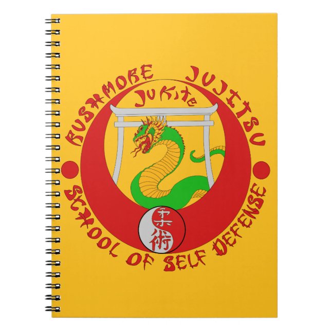 Caderno do Jujitsu de Rushmore Jukite (Frente)