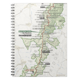 Caderno do mapa de Shenandoah